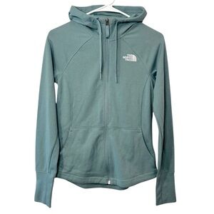 THE NORTH FACE ZIP UP HOODIE IN GOBLIN BLUE WOMENS XS Athleisure athletic gym